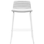 RAPIDLINE PIXEL COUNTER STOOL 630MM LIGHT GREYWHITE