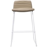 RAPIDLINE PIXEL HIGH BAR STOOL 730MM ALMONDWHITE
