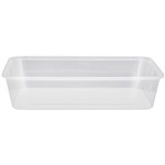 HUHTAMAKI RECTANGULAR FOOD CONTAINER 500ML CLEAR SLEEVE 50