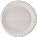 HUHTAMAKI FUTURE FRIENDLY ROUND PLATE SUGARCANE 7 INCH PACK 50