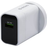 MOKI QUICK CHARGE WALL CHARGER USB QC WHITE