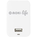 MOKI LIFE USB WALL CHARGER WHITE