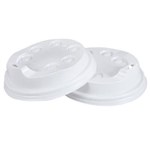WRITER BREAKROOM DISPOSABLE PAPER CUP LIDS 8OZ WHITE CARTON 1000