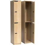 OLG KNOX 2 DOOR LOCKER 305 X 455 X 1805MM NORDIC MAPLE