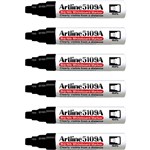 ARTLINE 5109A WHITEBOARD MARKER CHISEL 10MM BLACK BOX 6