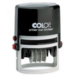 COLOP O55 OVAL PRINTER SELF INKING CUSTOM MADE STAMP 55 X 33MM