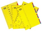 6059 A4 MANILLA DIVIDER BRIGHT A4 JAN DEC 