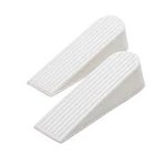 RUBBER DOOR WEDGES  STOPPERS PACK OF 2