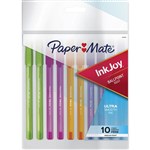 PAPERMATE INKJOY 100 BALLPOINT PEN CAPPED FASHON ASSORTED BOX 10