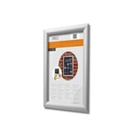 DEFLECTO ALUMINIUM SNAP FRAME FOR WALL DISPLAY A1 SILVER