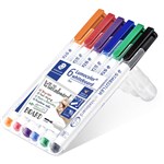 STAEDTLER 301 LUMOCOLOR WHITEBOARD PEN ASSORTED WALLET 6