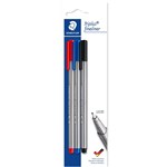STAEDTLER 334 TRIPLUS FINELINE PEN ASSORTED PACK 3