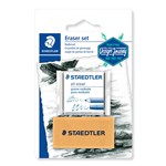 STAEDTLER KNEADABLE ERASER AND ART GUM ERASER PACK 2