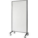 VISIONCHART COMMUNICATE ROOM DIVIDER DOUBLE SIDED WHITEBOARD 1800 X 900MM WHITE