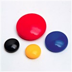 VISTA MAGNETIC WHITEBOARD BUTTONS 30MM ROUND ORANGE PACK 8