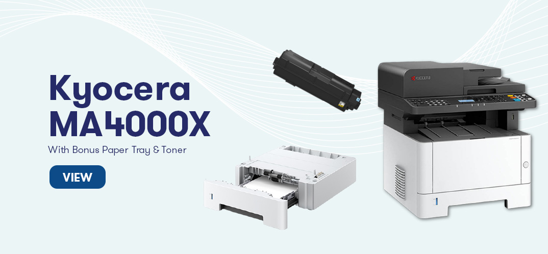 Kyocera MA4000X with bonus paper tray and toner